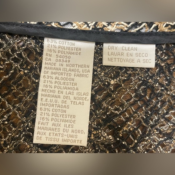 Jones New York Black and Cream Blazer with Textured Fabric - Picture 9 of 16